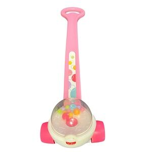 Fisher-Price Pink and White Learning Push Toy